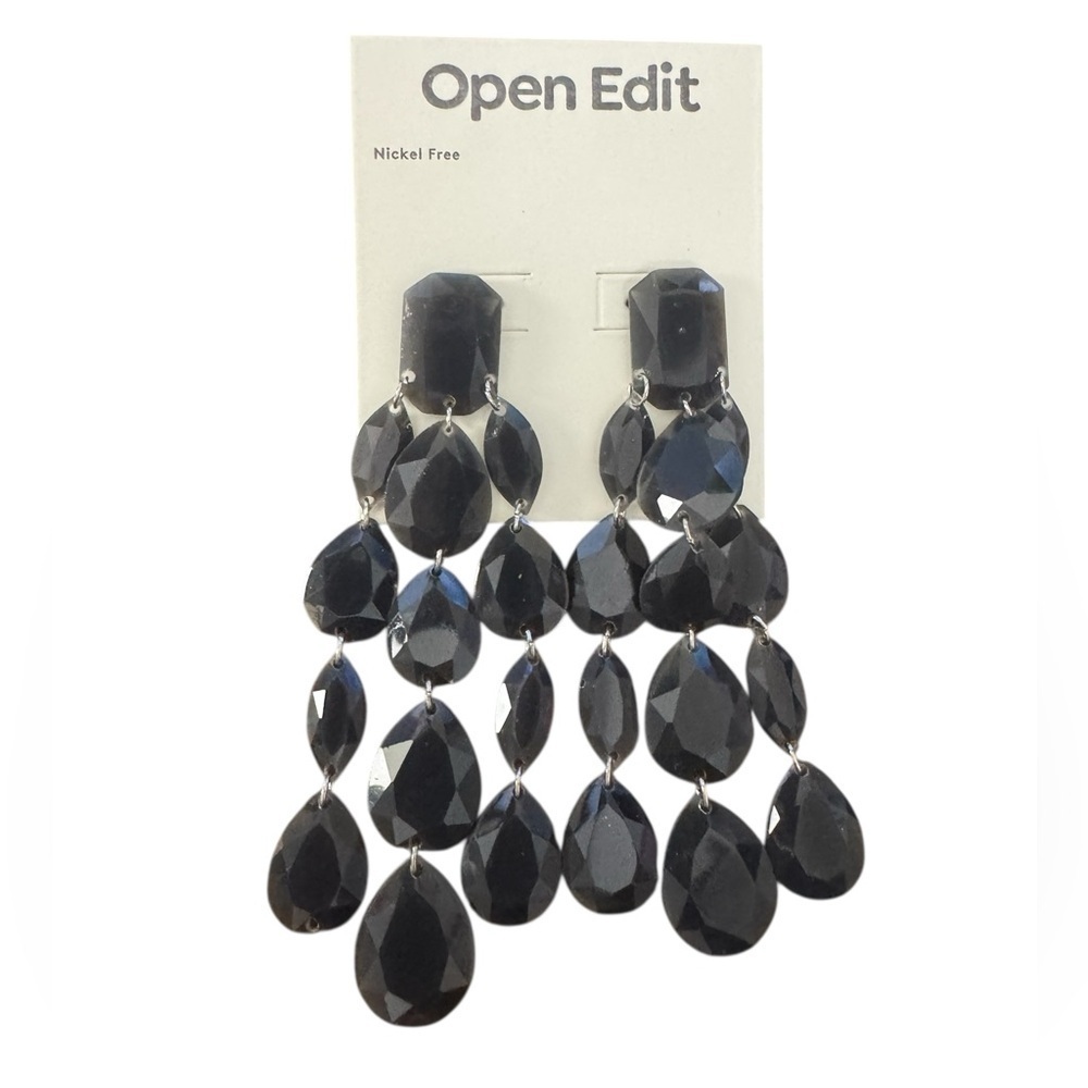 Open Edit Chandelier Dangle Earrings